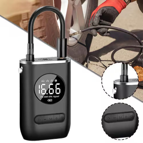 🔥 OFERTA LIMITADA: Lleva el mini compresor portátil y olvídate de los imprevistos para siempre