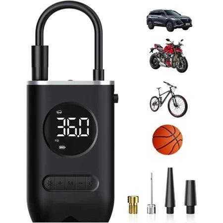 🔥 OFERTA LIMITADA: Lleva el mini compresor portátil y olvídate de los imprevistos para siempre